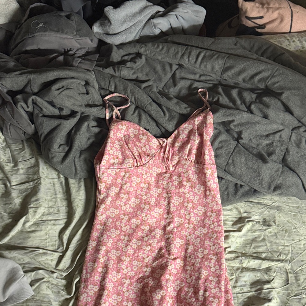 Forever 21 Pink Floral Mini Dress